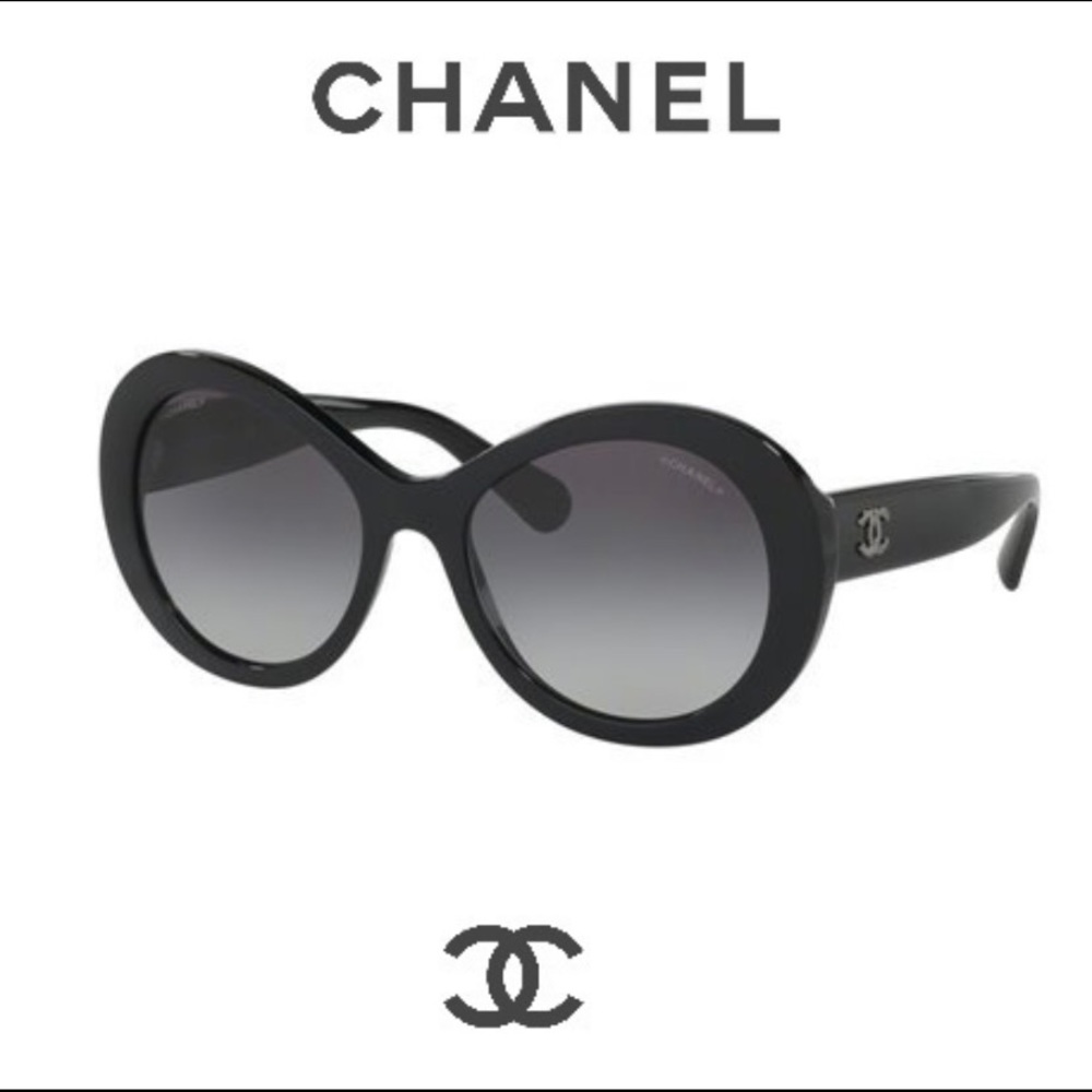 🖤$450. Chanel Classic Round Blk W/ silver CC logo - Picture 4 of 17
